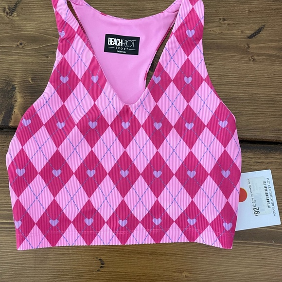 Beach Riot Ayla Cross My Heart NEW with tags XS Top - Picture 1 of 5